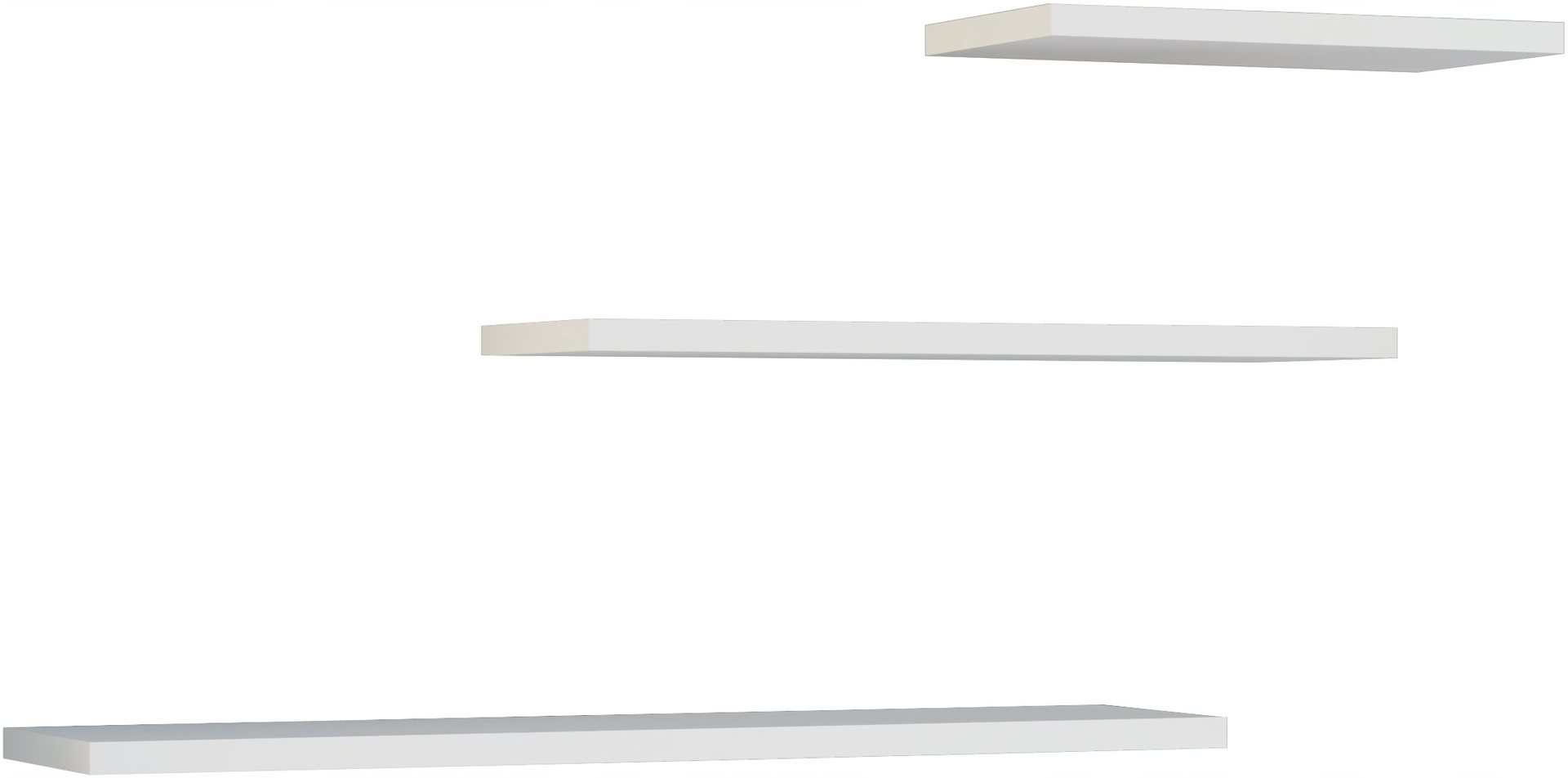 Image Набор полок TopEshop Tobi 3P White Matt