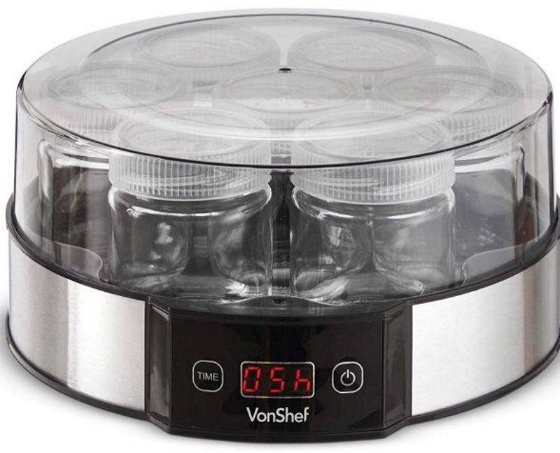 Image Йогуртница VonShef 2000019 Silver/Black