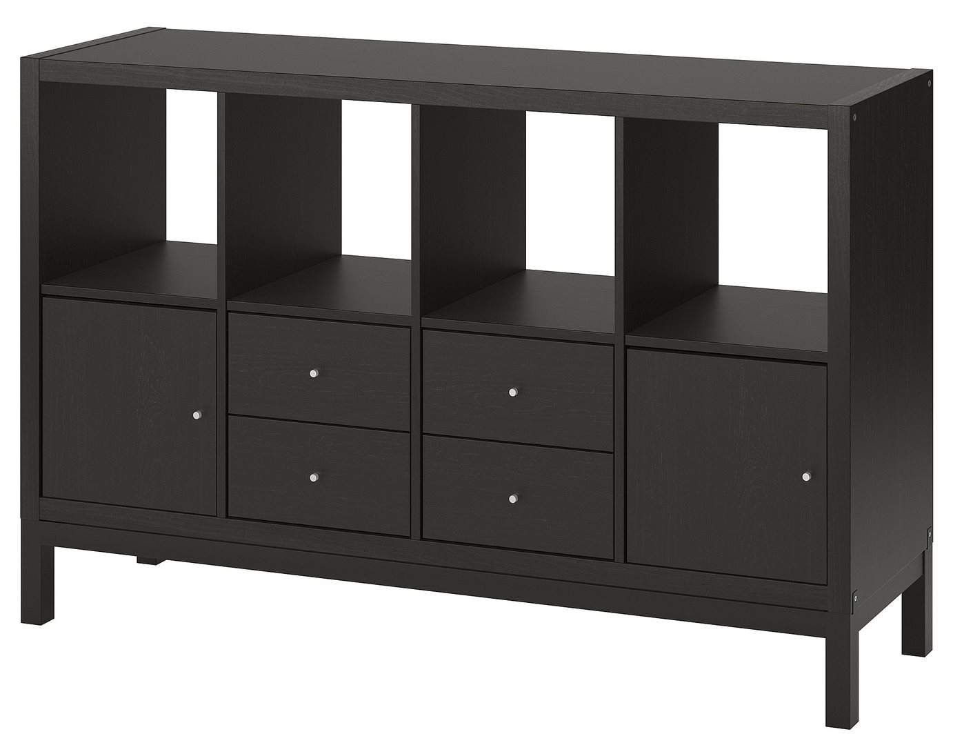 Image Стеллаж Ikea Kallax 147x94 Black-brown