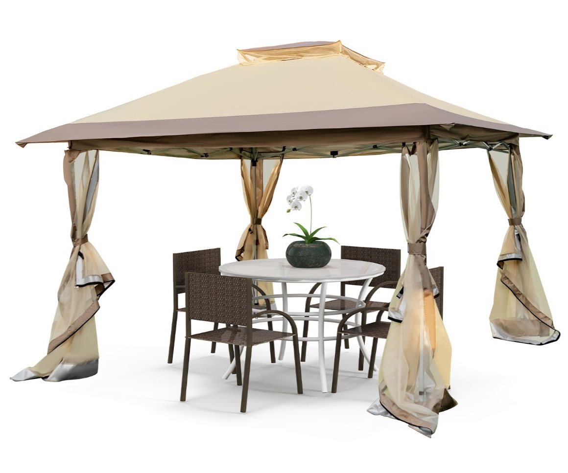 Image Шатер Costway NP11461CF 3.6x3.6m Khaki