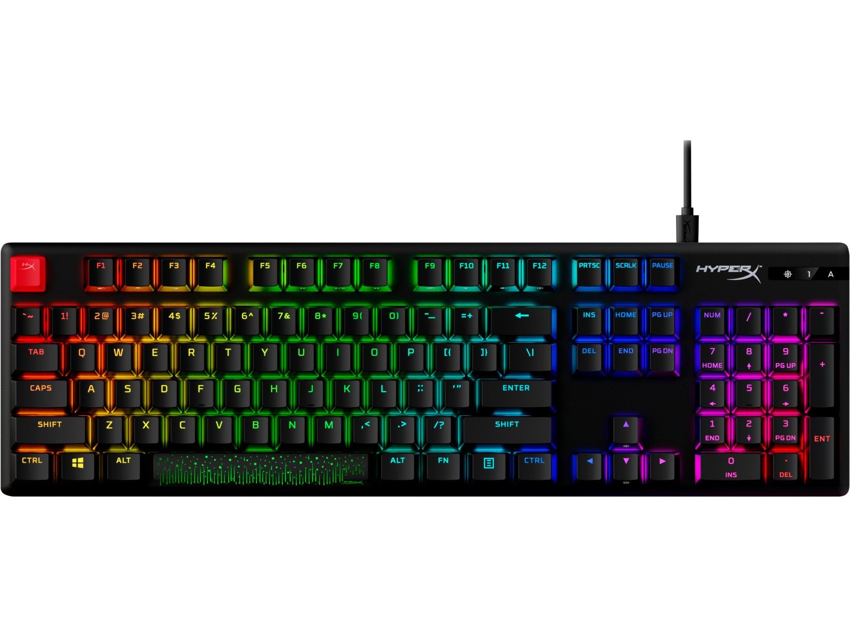 Image Клавиатура Hyperx Alloy Origins PBT HyperX Aqua