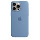 Image Чехол Original iPhone 15 Pro Max Silicone Case Winter Blue