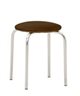 Image Табурет Nowy Styl CHICO Сhrome V-3 Brown