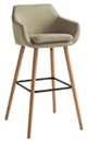 Image Scaun de bar Mobhaus Tahira Beige/Beech