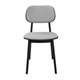 Image Scaun de bucatarie DP Lula Stofa Rush 93+Black Legs