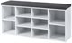 Image Тумба для обуви Costway HW63680WH White/Gray