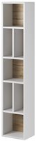 Image Стеллаж Helvetia Toledo №88 White Gloss/Sanremo Oak Light