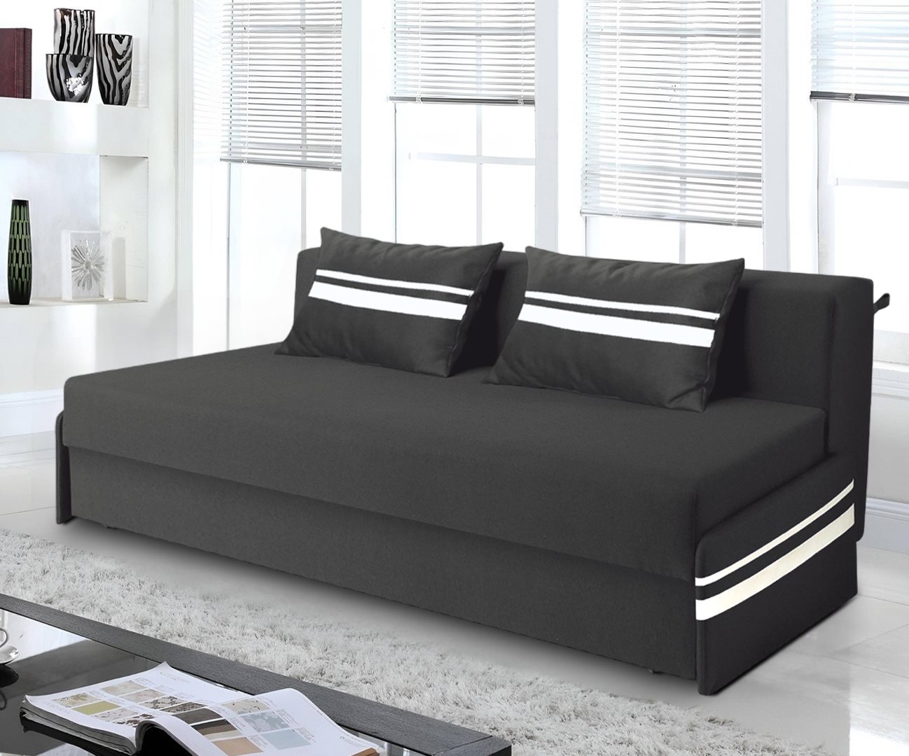 Image Диван Modern Compliment Kanna 97 Dark Grey/White