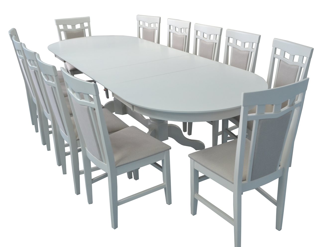 Image Комплект для кухни Evelin HV-33V Cream Light + 12 стульев DEPPA R Cream Light/NV-1WP