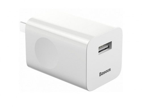 Image Incarcator Baseus CN USB QC3 18W with Adapter EU White