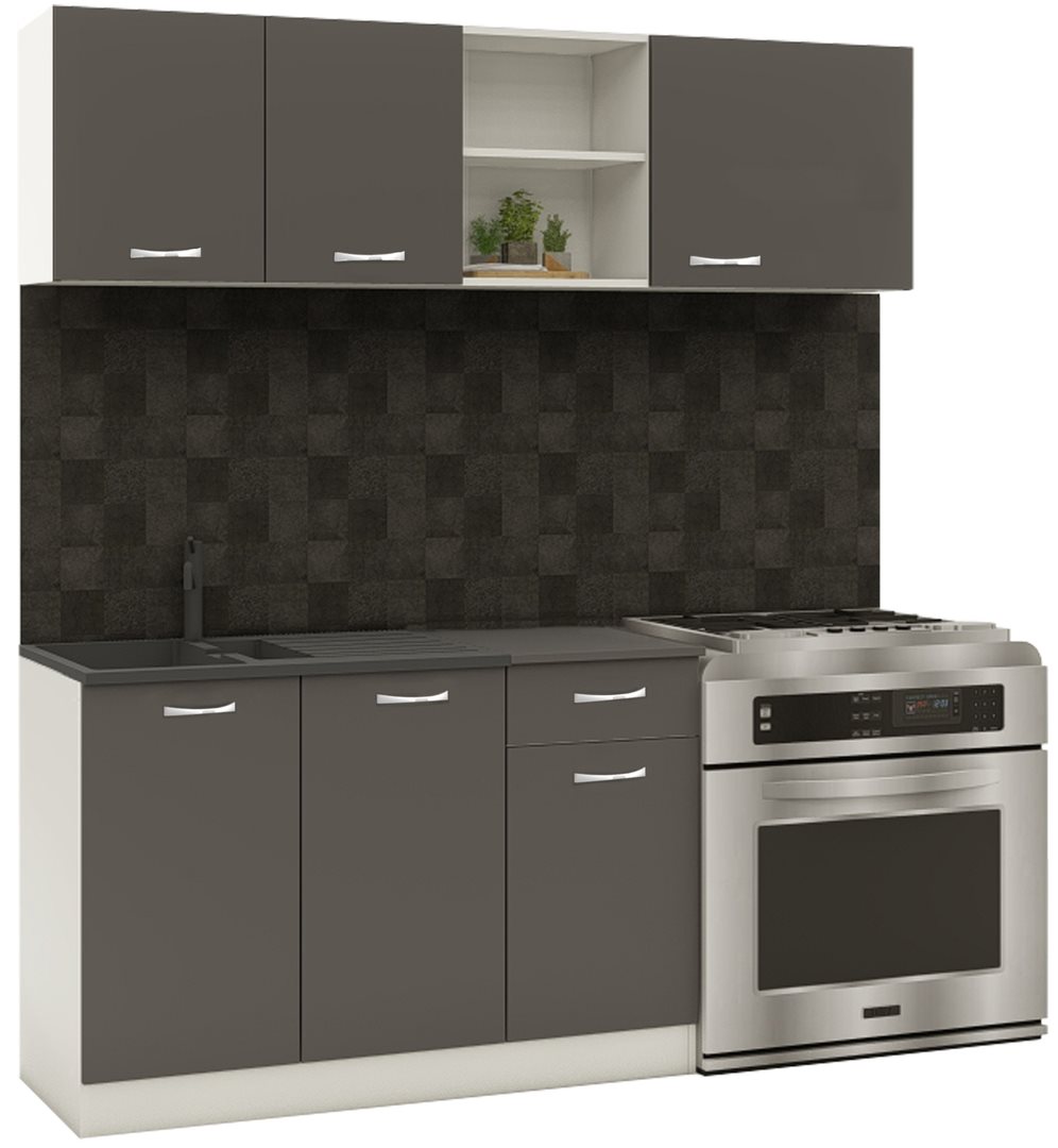 Image Кухня Haaus Kara 1.8 White/Anthracite