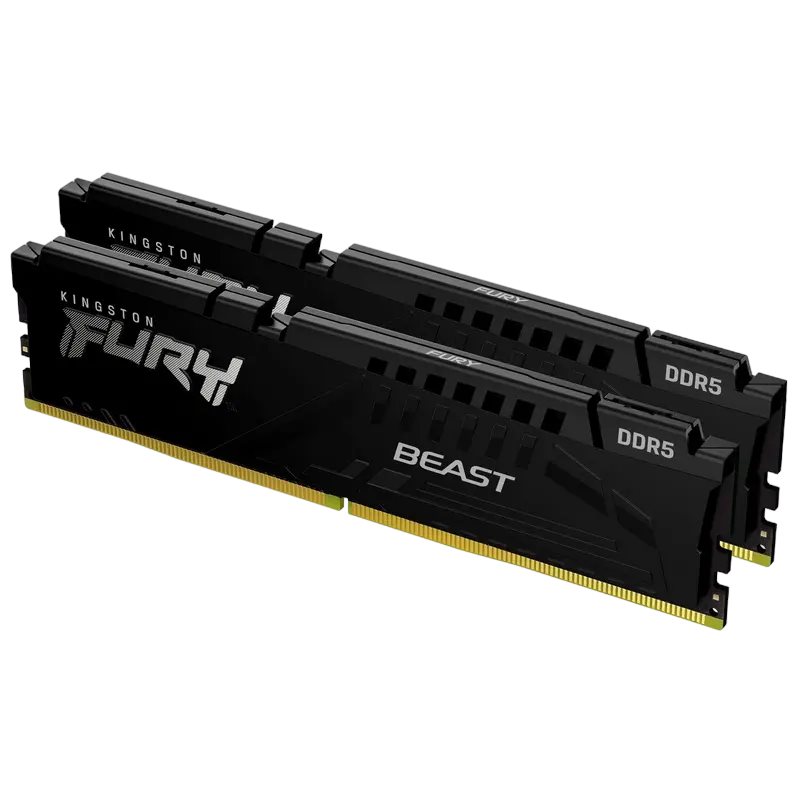 Image Memorie RAM Kingston FURY Beast 64GB DDR5-6000MHz / KF560C36BBEK2-64