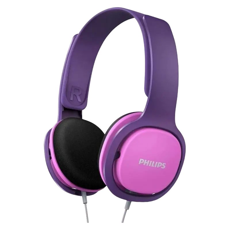 Image Наушники Philips Kids SHK2000PK/00 Violet/Pink