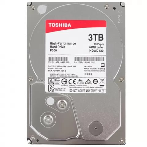 Image Hard disc HDD Toshiba P300 3TB (HDWD130UZSVA)