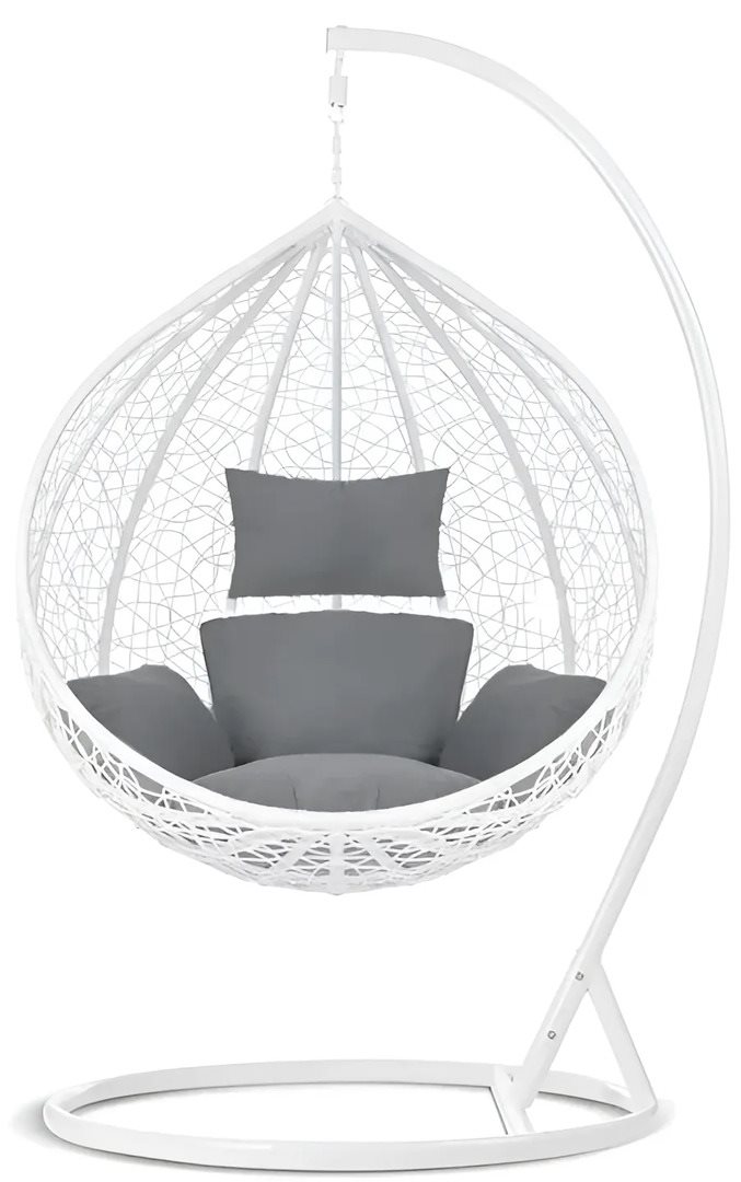 Image Подвесное кресло Procart Steel 103x195 White/Grey