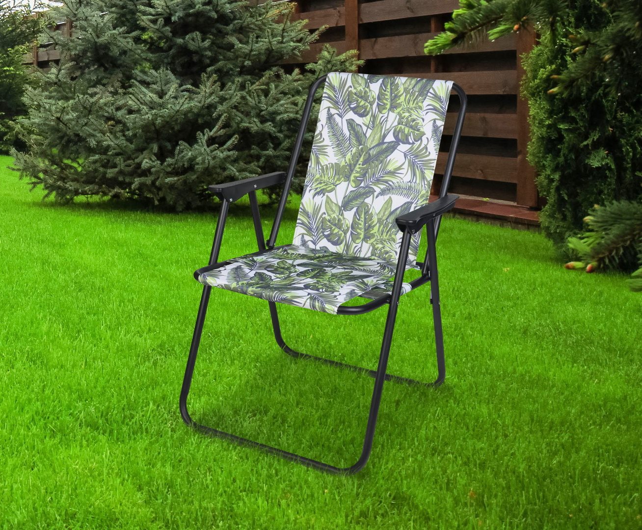 Image Стул Enero Camp 1038834 52x44x75 Jungle Light/Black