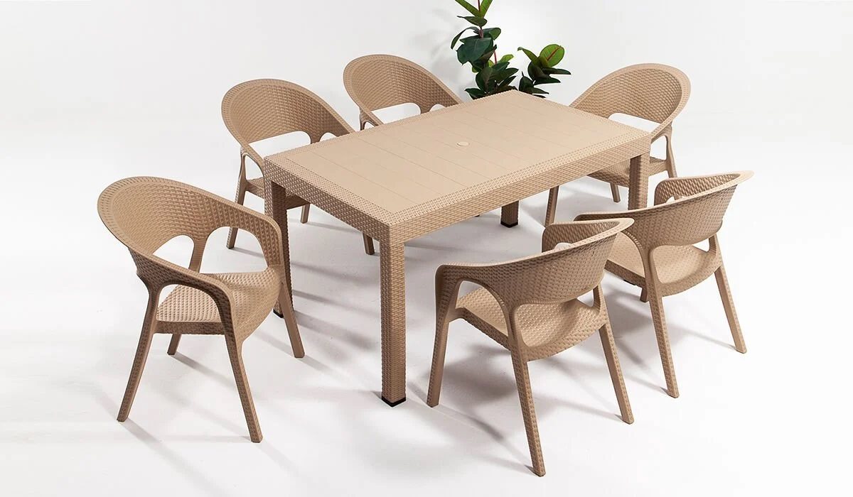 Image Стол Modalife Rattan Cappuccino