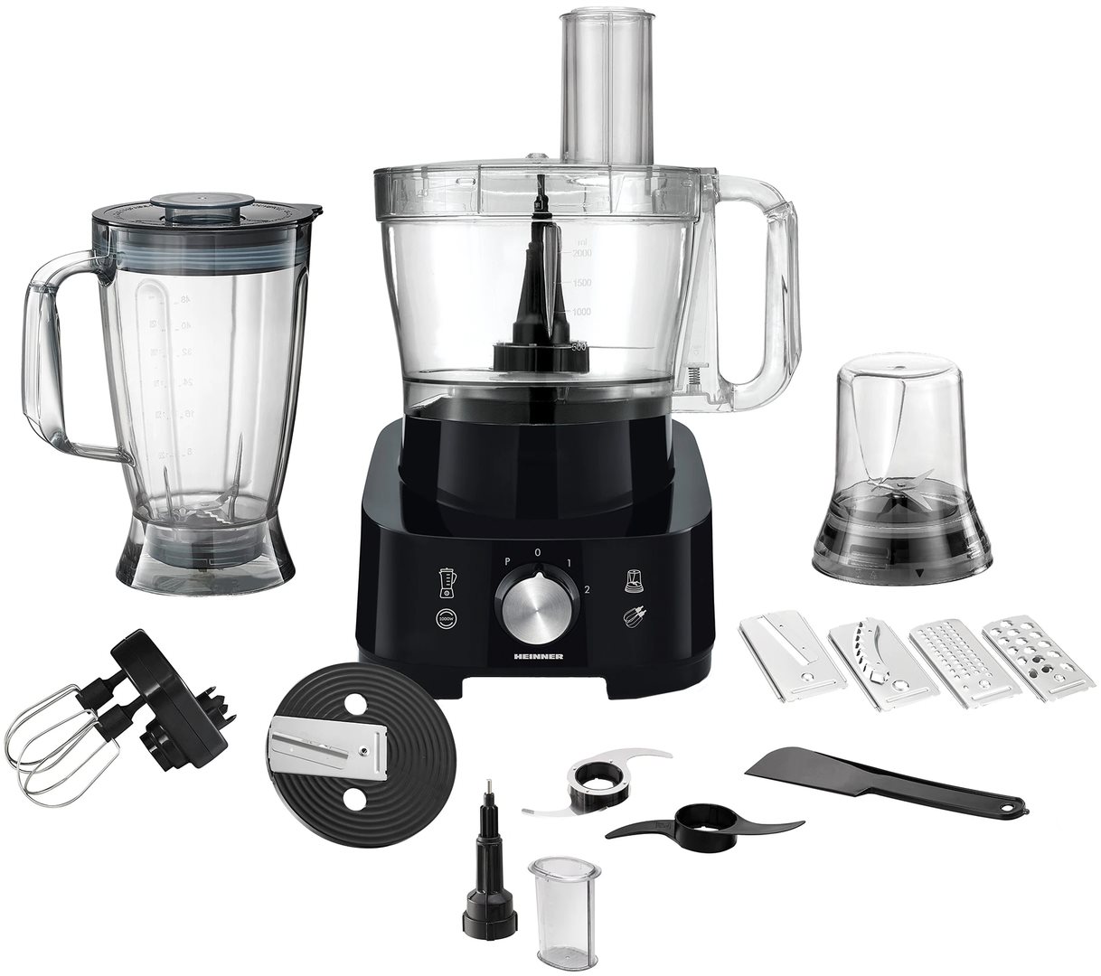 Image Кухонный комбайн Heinner Cookery Chef HFP-1000BK Black
