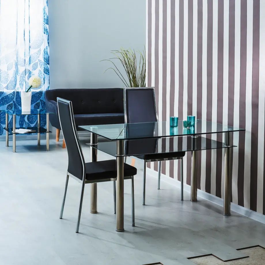 Image Стол для кухни Signal Madras Transparent/Chrome