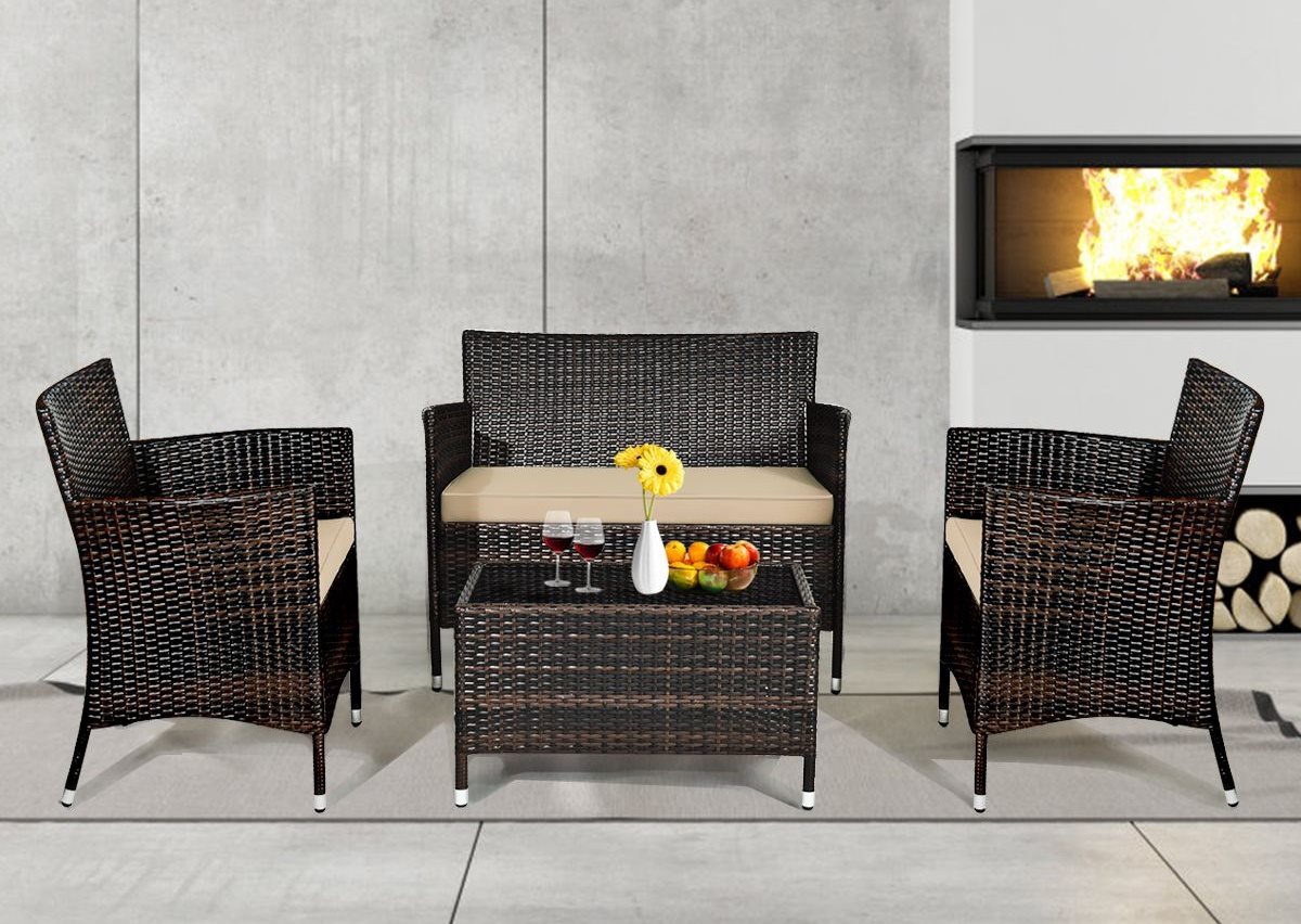 Image Комплект садовой мебели Costway HW67772BN Brown