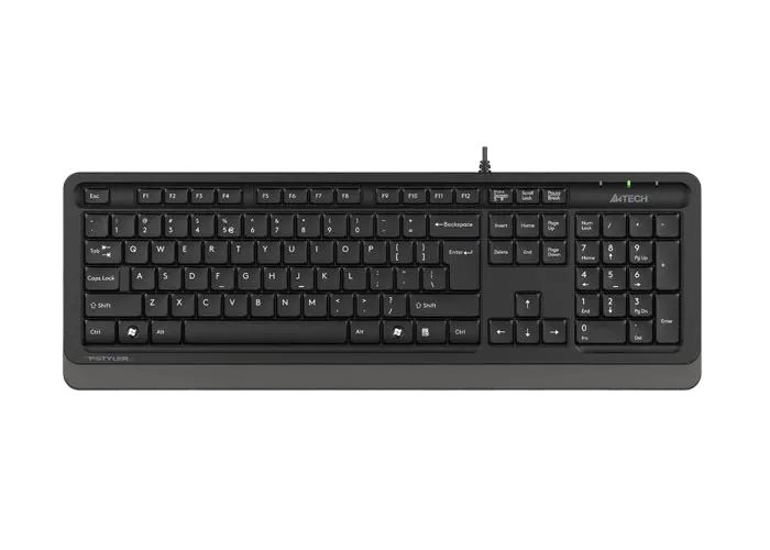 Image Tastatură A4Tech FK10 EN/RU Black/Grey