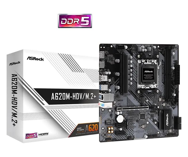 Image Placă de bază ASRock A620M-HDV/M.2+