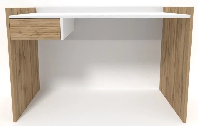 Image Письменный стол Smartex M3 120 Белый/Темный Дуб