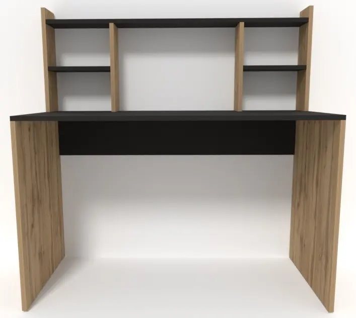 Image Письменный стол Smartex M4 100 Черный/Дуб темный