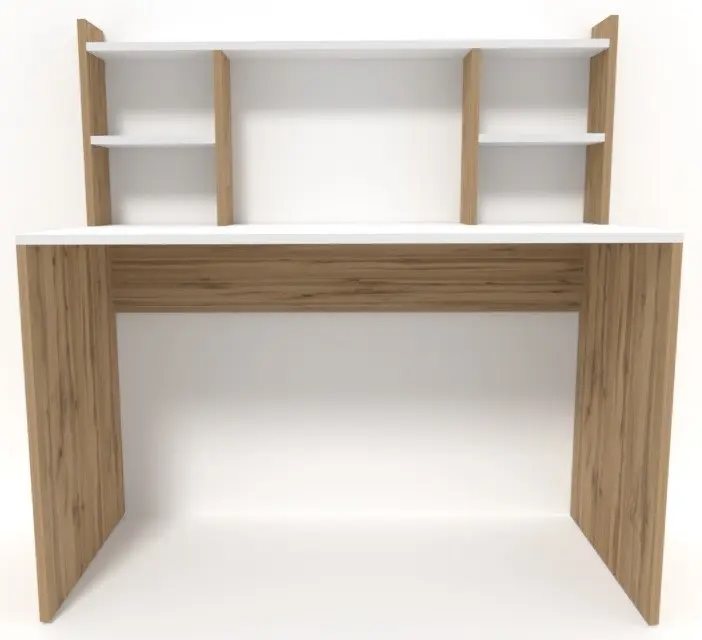 Image Письменный стол Smartex M4 100 Белый/Темный Дуб