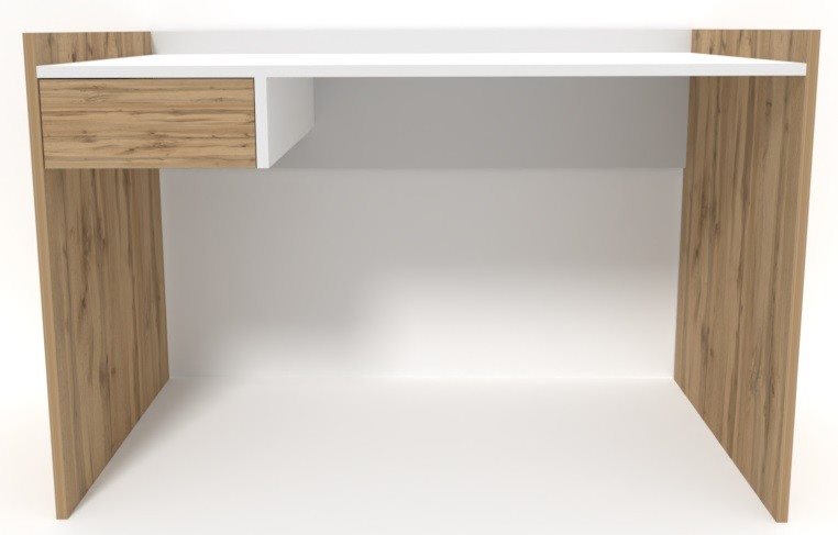 Image Письменный стол Smartex M3 100 Белый/Темный Дуб