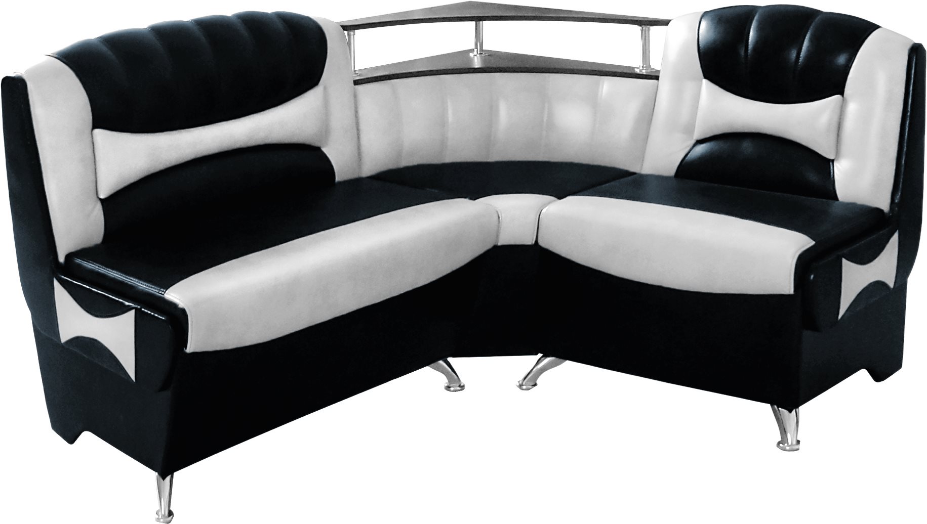 Image Кухонный уголок Modern Samba 2230/2300 Black/Snow White