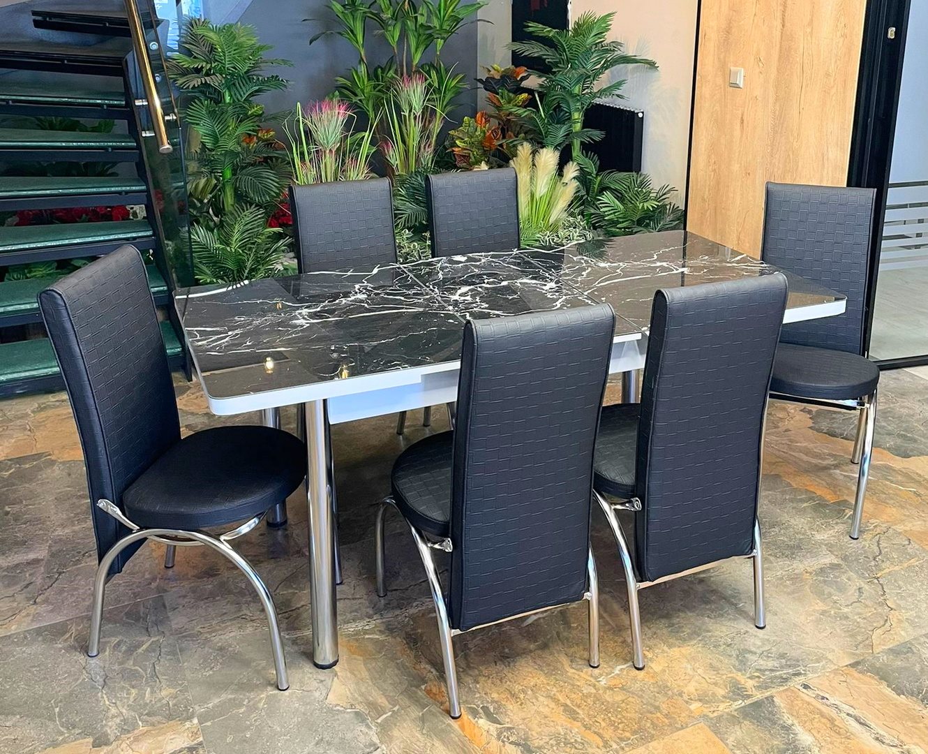 Image Set de bucatarie Fabulous 1144 80/130 Black Marble