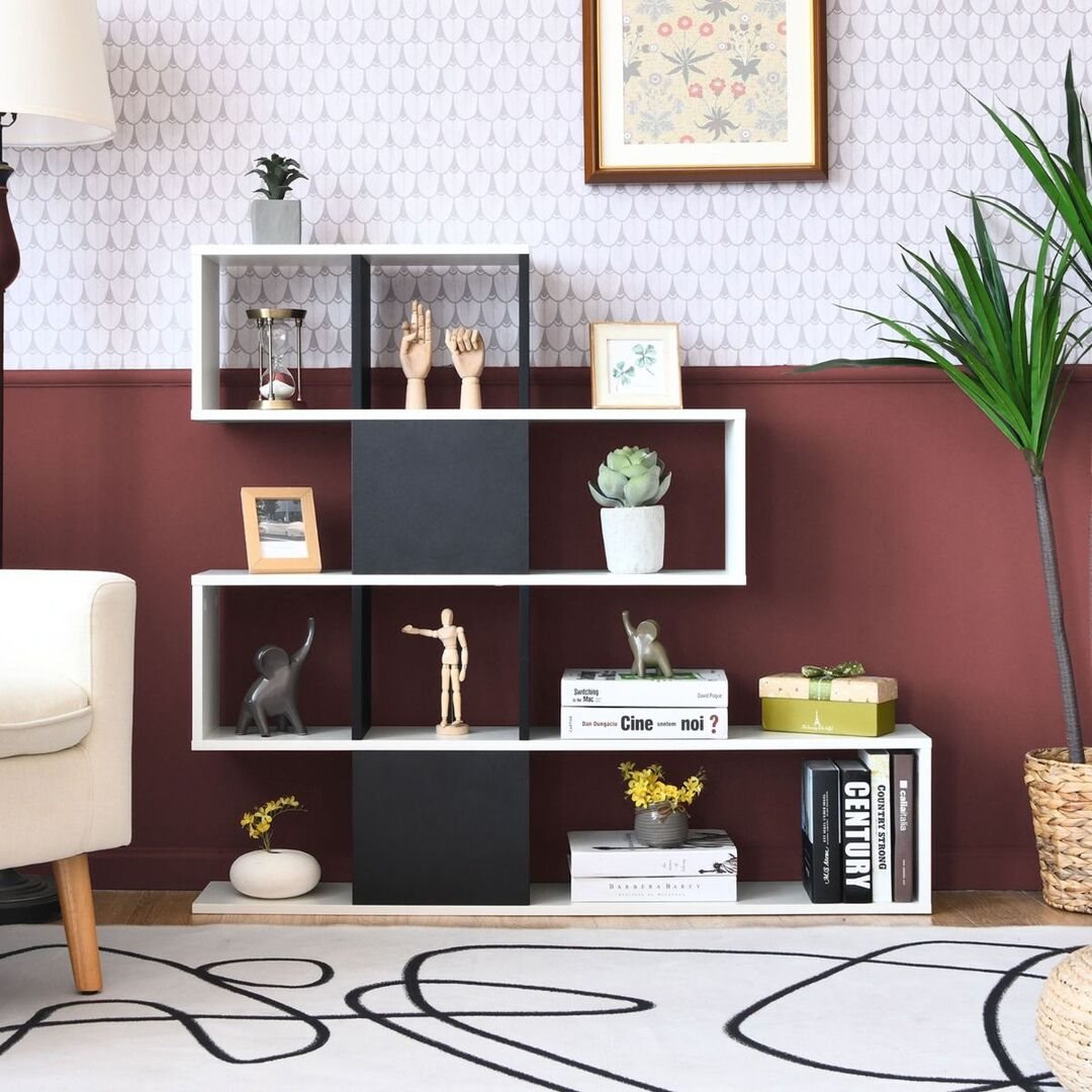 Image Etajera Costway CB10293DW Black/White