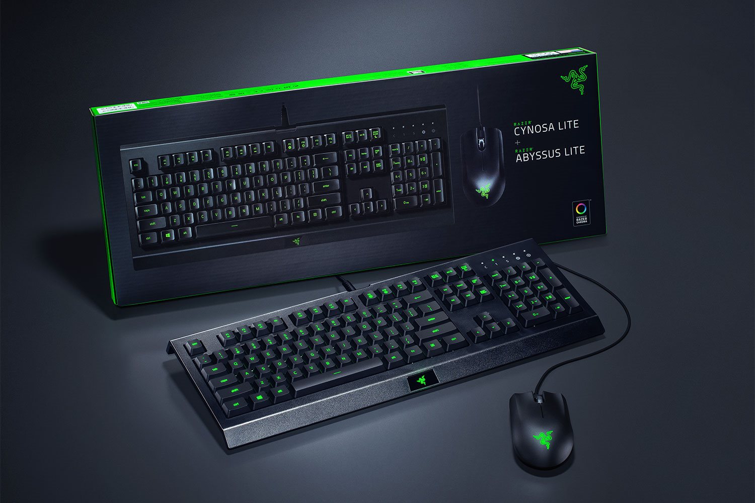Image Комплект Razer Cynosa Lite & Abyssus Lite RU