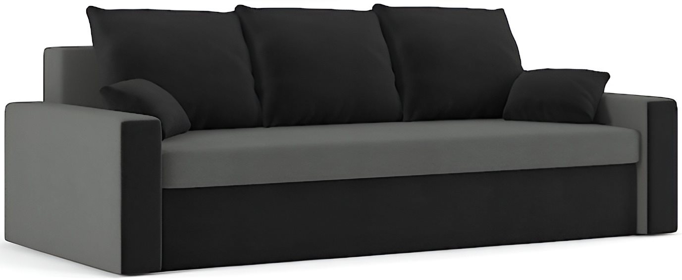 Image Диван Magnifico Panama Foam Mikro 27/Mikro 15 Grey/Black