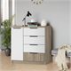 Image Тумба Modern Komfort 4+1S Kraft Oak Grey/White