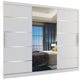Image Шкаф купе Belini Premium MBP SZP8/0/1W/2W1L/0/KLAL White Matt/White