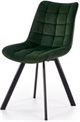 Image Стул для кухни Halmar K332 Black/Green Dark