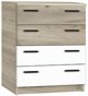 Image Comoda Modern Andi 4B Kraft Oak Grey/White