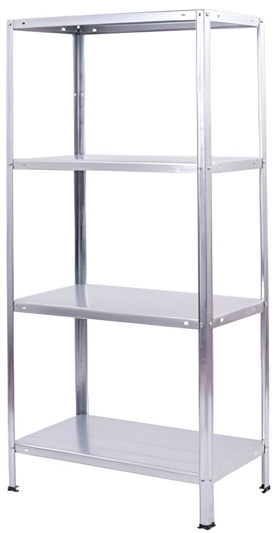 Image Стеллаж Strategic 4 полок max.45 150x75x30 Silver
