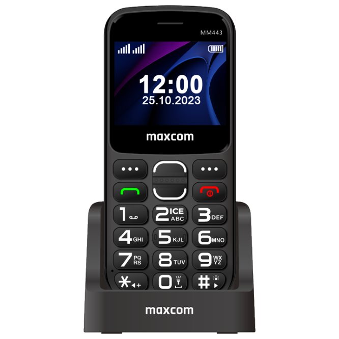 Image Мобильный телефон Maxcom MM443 Black
