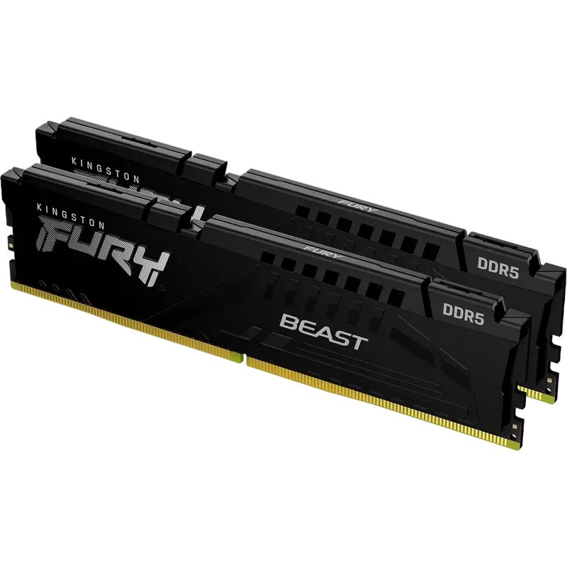Image Оперативная память Kingston FURY Beast 16GB DDR5-5200MHz Kit (KF552C36BBEK2-16)