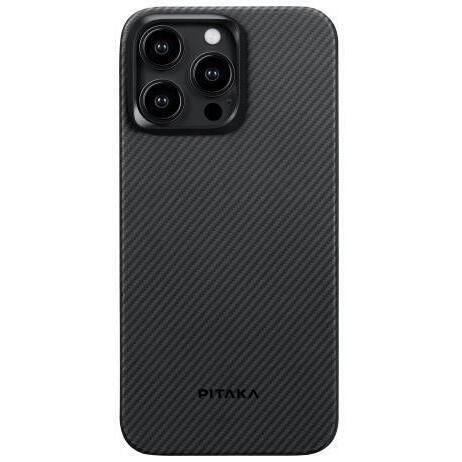 Image Чехол Pitaka MagEZ 4 iPhone 15 Pro Max Black/Grey