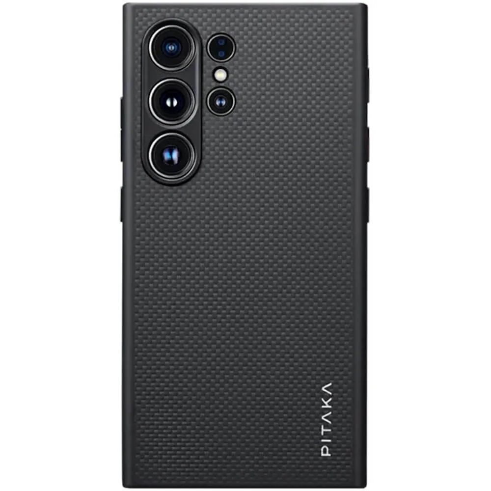 Image Husă Pitaka MagEZ Case Pro 4 For Galaxy S24 Ultra Black/Grey