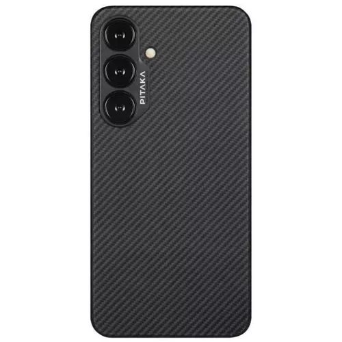 Image Чехол Pitaka MagEZ Case 4 for Samsung S24 Black/Grey Twill