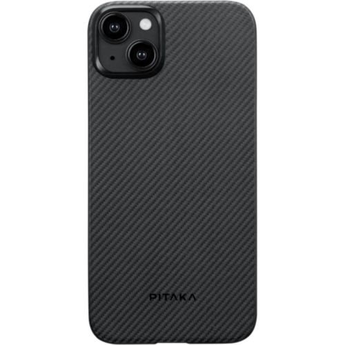 Image Чехол Pitaka MagEZ Case 4 for iPhone 15 Black/Grey Twill 600D