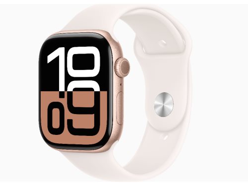 Image Умные часы Apple Watch Series 10 GPS+LTE 46mm MWY73 Rose Gold Aluminum Light Blush Sport M/L