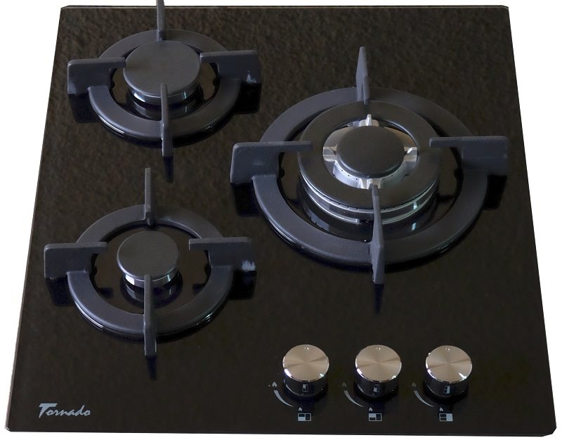 Image Варочная панель газовая Tornado BI-45 3G HM Black