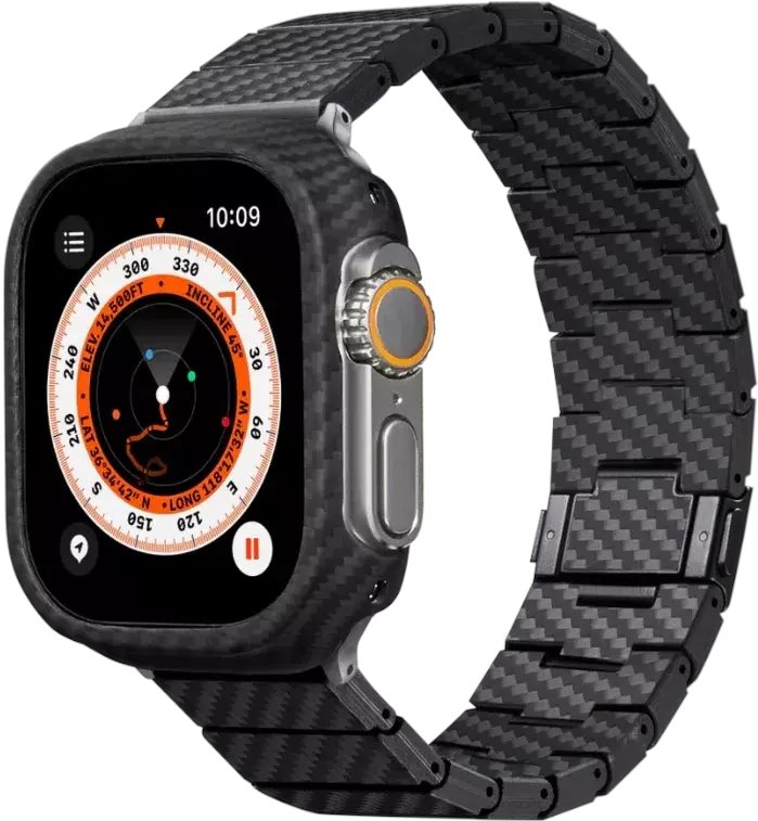 Image Curea Pitaka Modern Carbon Fiber Watch Bands AWB2307