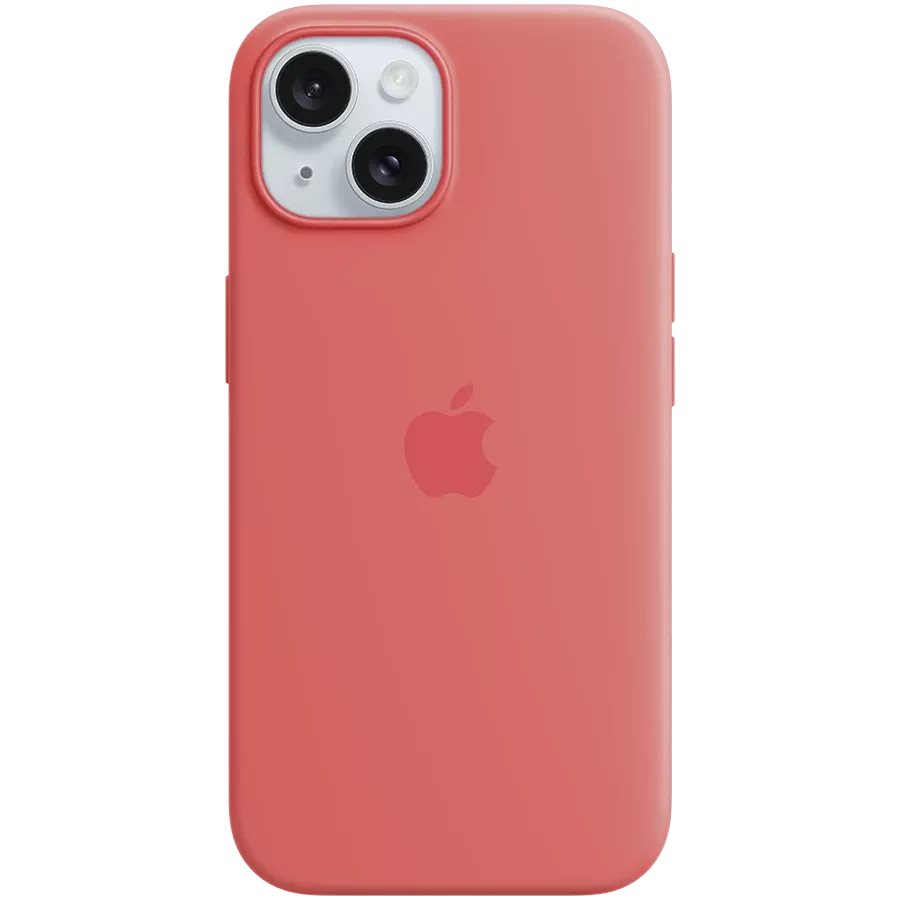 Image Чехол Apple Original iPhone 15 Silicone Case with MagSafe Guava